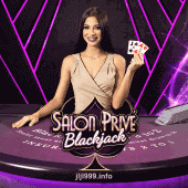 Salon Privé Blackjack Game Card